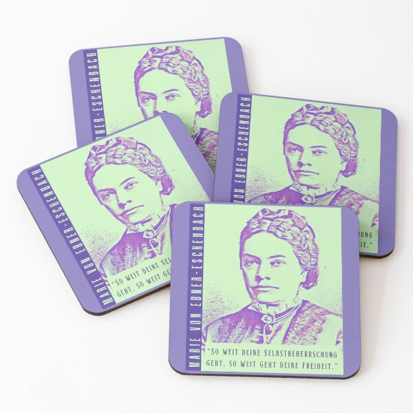 Item preview, Marie von Ebner-Eschenbach quote: So weit deine Selbstbeherrschung geht, so weit geht deine Freiheit. designed and sold by artbleed.