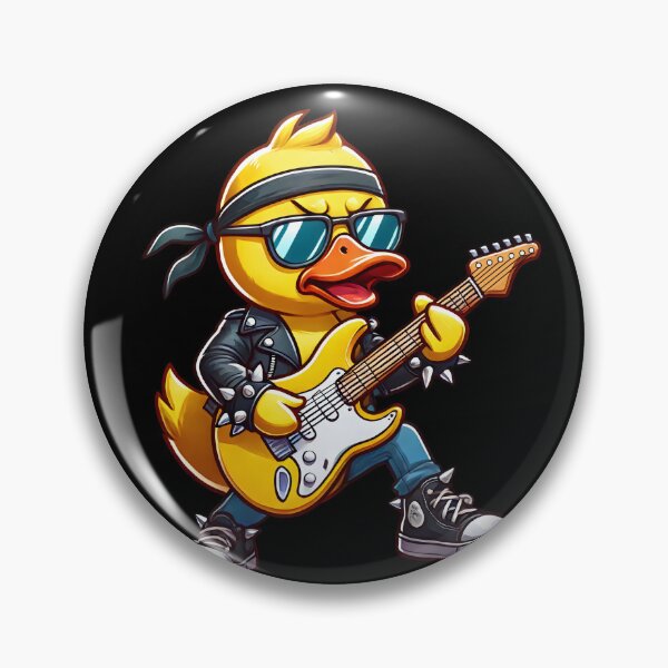 Item preview, Yellow Duck Guitarist Electric Guitar Concert Music Lover designed and sold by rafaeltto.