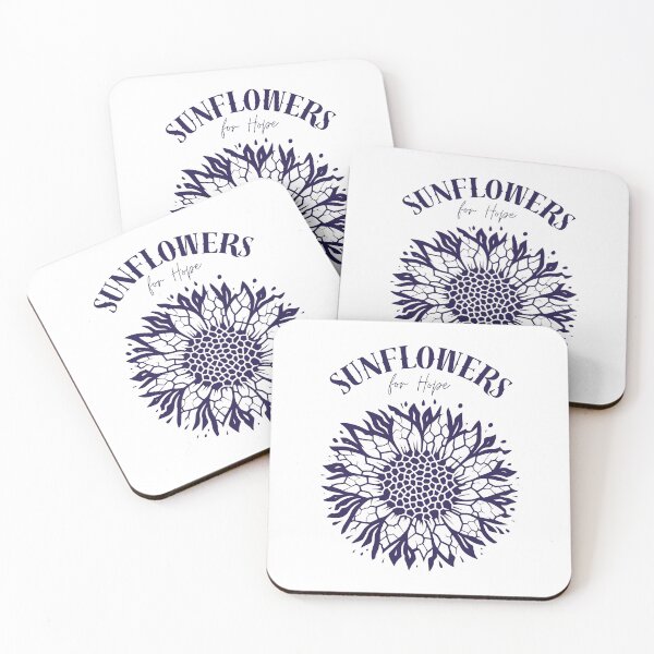 Item preview, Sunflowers for Hope Cracked Blue Petals of Drought designed and sold by SplashTastic.