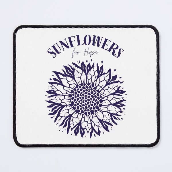 Item preview, Sunflowers for Hope Cracked Blue Petals of Drought designed and sold by SplashTastic.