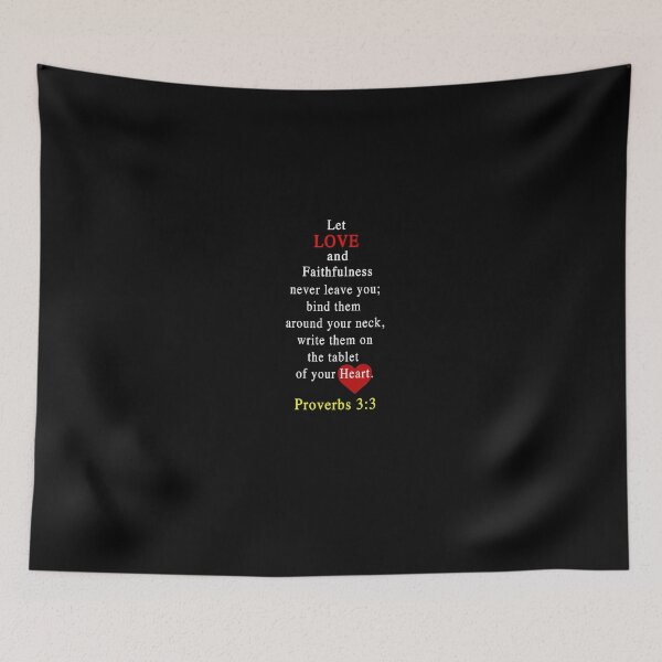 Item preview, Proverbs 3:3 Love and Faithfulness designed and sold by ARISE inspires.