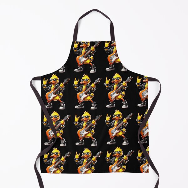 Item preview, Yellow Duck Guitarist Electric Guitar Concert Music Lover designed and sold by rafaeltto.