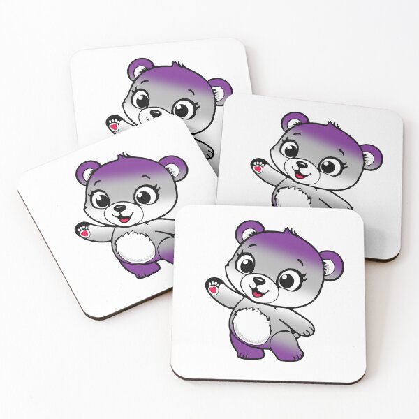 Item preview, Kawaii Greysexual Bear – Cute Greysexual Pride Design designed and sold by Travelslightly.