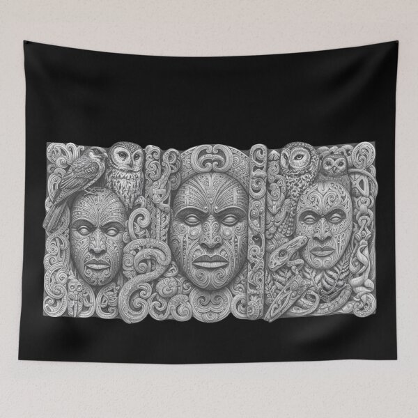 Item preview, Mystical Tribal Guardians designed and sold by Wiredart.