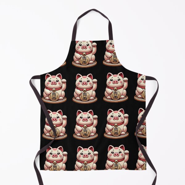 Item preview, Pig Maneki Neko Lucky Japanese Fortune Japan designed and sold by rafaeltto.