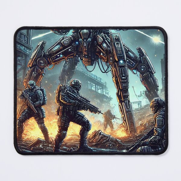 Item preview, Rise of the Mech Titan designed and sold by MonoVibe.