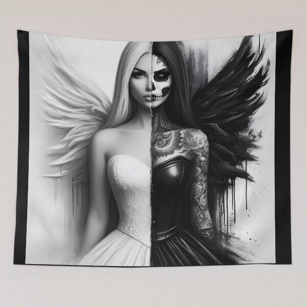 Item preview,  Duality-black and white designed and sold by GothicRubette.