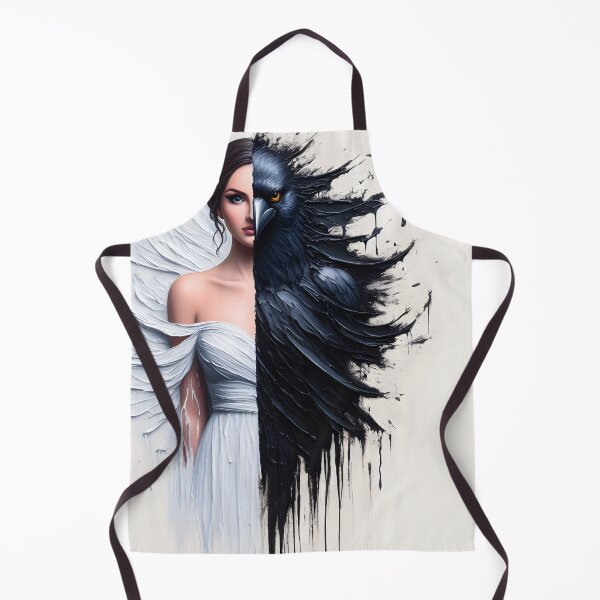Item preview, Duality-black and white:Women-crow designed and sold by GothicRubette.