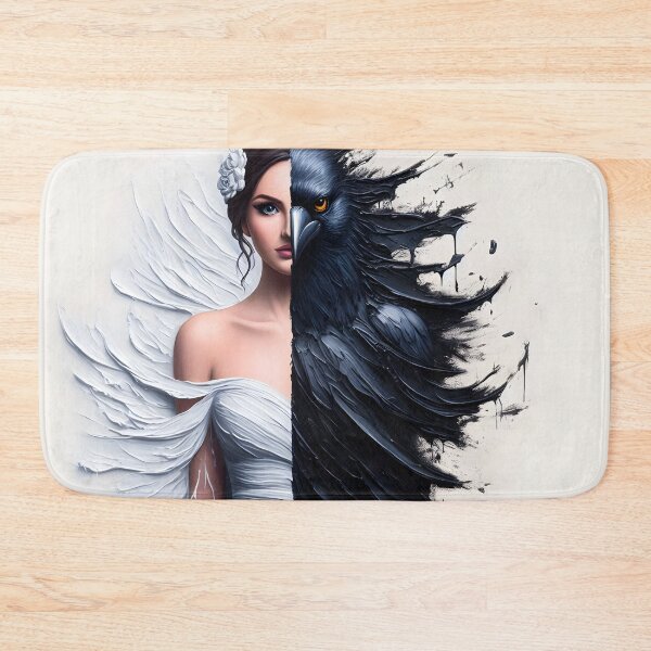 Item preview, Duality-black and white:Women-crow designed and sold by GothicRubette.