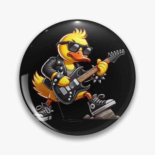 Item preview, Yellow Duck Guitarist Electric Guitar Concert Music Lover designed and sold by rafaeltto.
