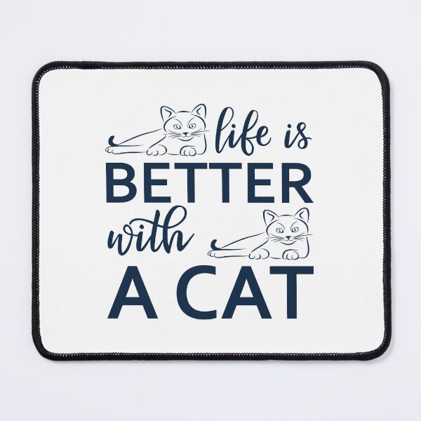 Item preview, Life is better with a cat designed and sold by Kamtorn.