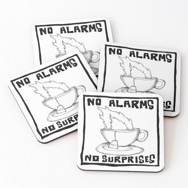 Item preview, No Surprises - Illustrated lyrics  designed and sold by bangart.