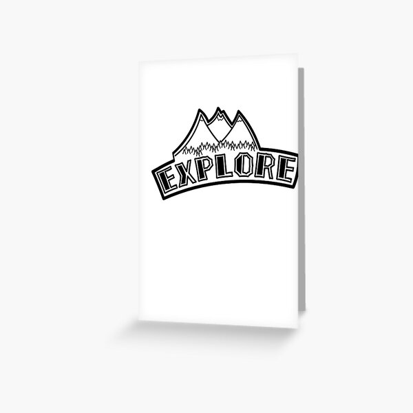 Item preview, Minimalist explore logo  designed and sold by Lunarviewpoint.
