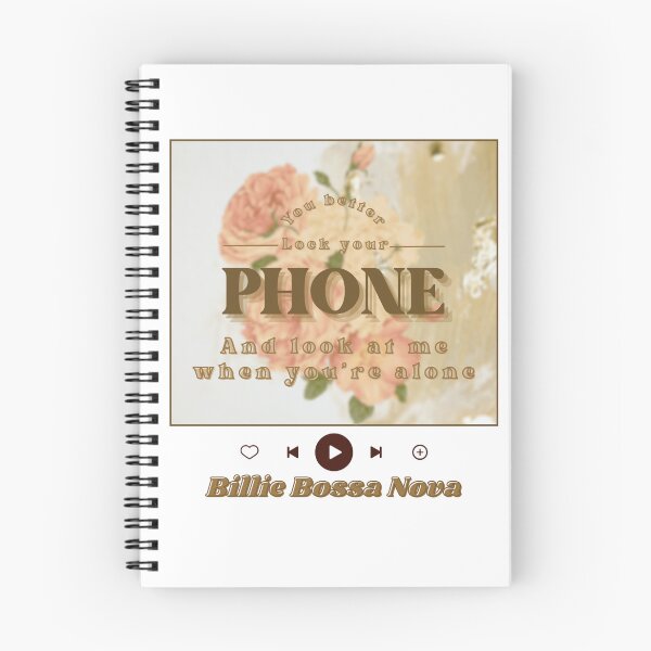 Item preview, Billie Bossa Nova Lyric Quote designed and sold by AhriWolfie.