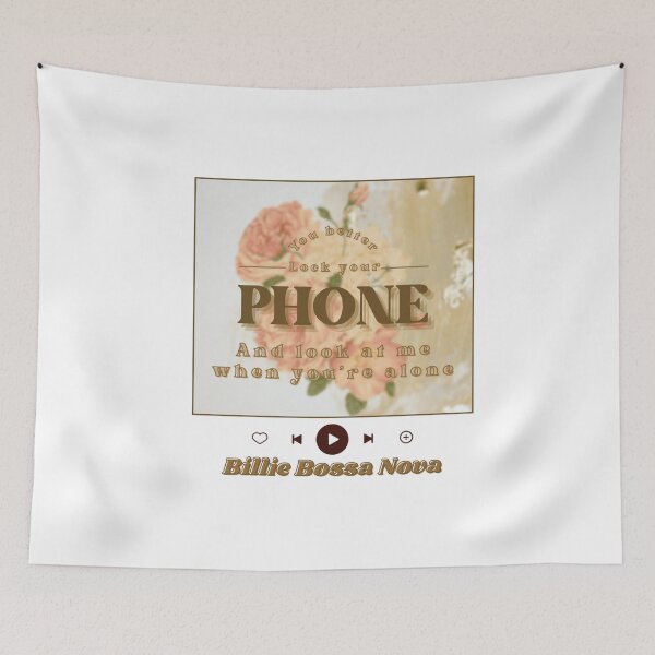 Item preview, Billie Bossa Nova Lyric Quote designed and sold by AhriWolfie.