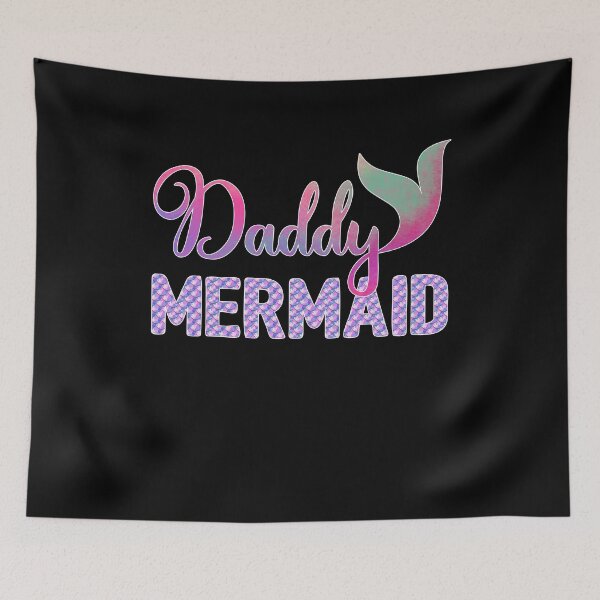 Item preview, Mermaid Family Tails Daddy designed and sold by Kimberley King Art  King Art.