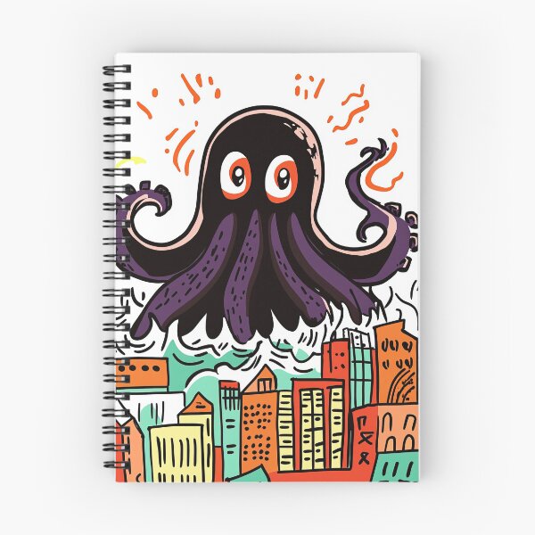 Item preview, Sinister creature looms over the rooftops designed and sold by Piotrek0001.