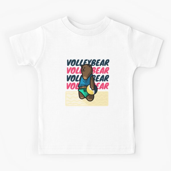 Item preview, Adorable Bear Playing Volleyball designed and sold by Thogadaremo.