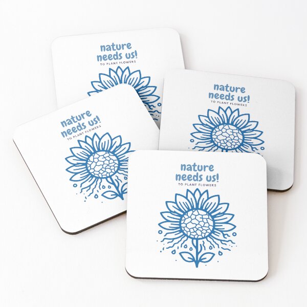 Item preview, Nature Needs Us To Plant Flowers Blue Sunflower Crying designed and sold by SplashTastic.