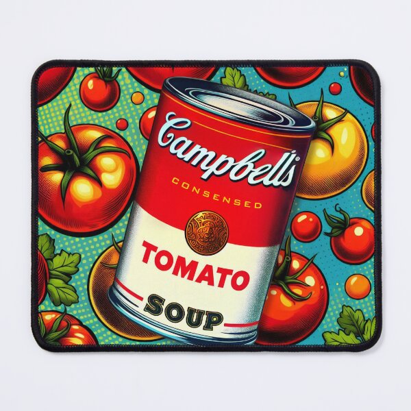 Item preview, Campbell's Tomato Soup Pop Art designed and sold by ArtFactoryAI.