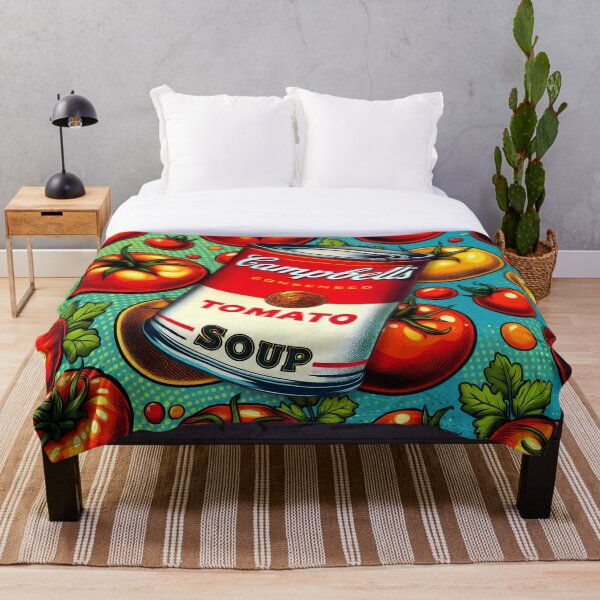 Item preview, Arte pop de la sopa de tomate de Campbell designed and sold by ArtFactoryAI.