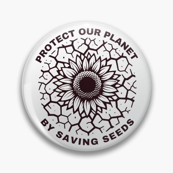 Item preview, Protect Our Planet by Saving Seeds Amidst Cracked Earth and Brown Sunflowers designed and sold by SplashTastic.