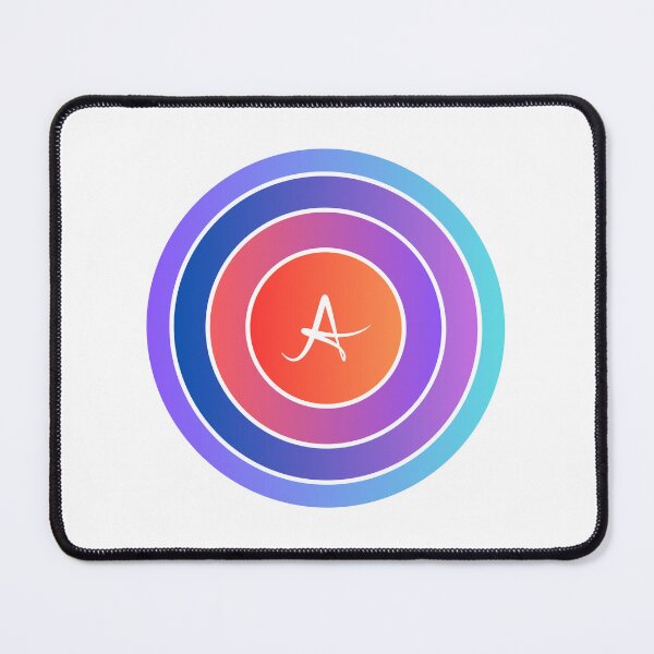 Item preview, Colorful Gradient Circle – Bold & Modern “A” Design designed and sold by AkithSelling.