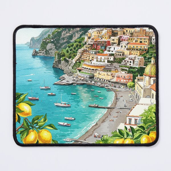 Item preview, Italy Lemon Amalfi Coast Painting designed and sold by Tamas Das.