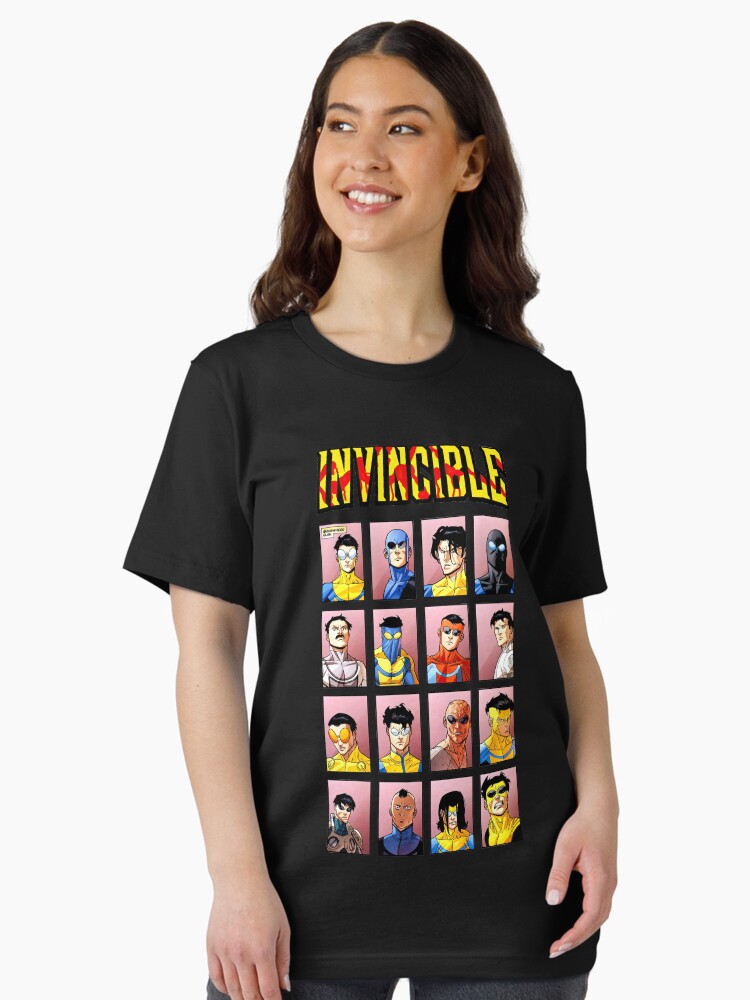 Thumbnail 1 of 7, Essential T-Shirt, Invincible Superhero Characters designed and sold by kareydiwanpro.