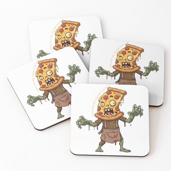 Item preview, Cheese Gone Bad, Attitude Still Good | Humorous Zombie Pizza Graphic designed and sold by Tw1nsAIArt.