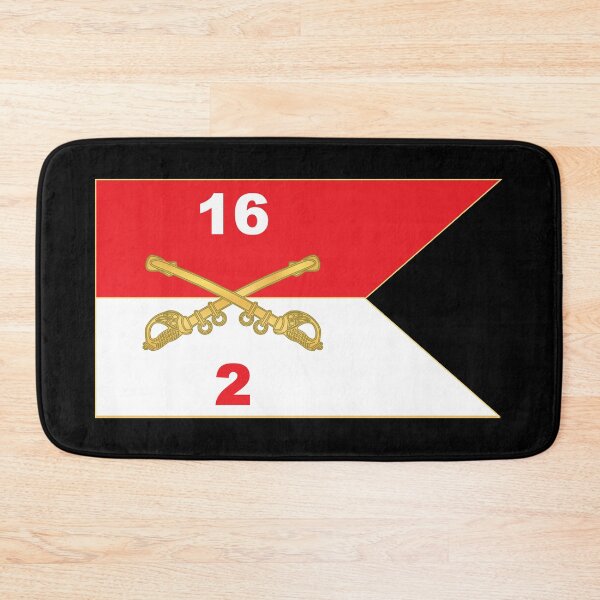 Artikelvorschau, 2. Schwadron, 16. Kavallerieregiment - Guidon X 300 entworfen und verkauft von Military Insignia Products.