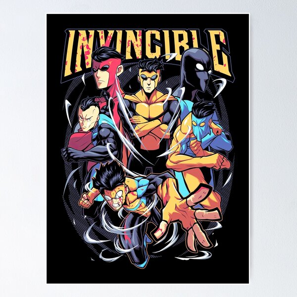 Item preview, Invincible Mark Superhero Comic Book designed and sold by kareydiwanpro.