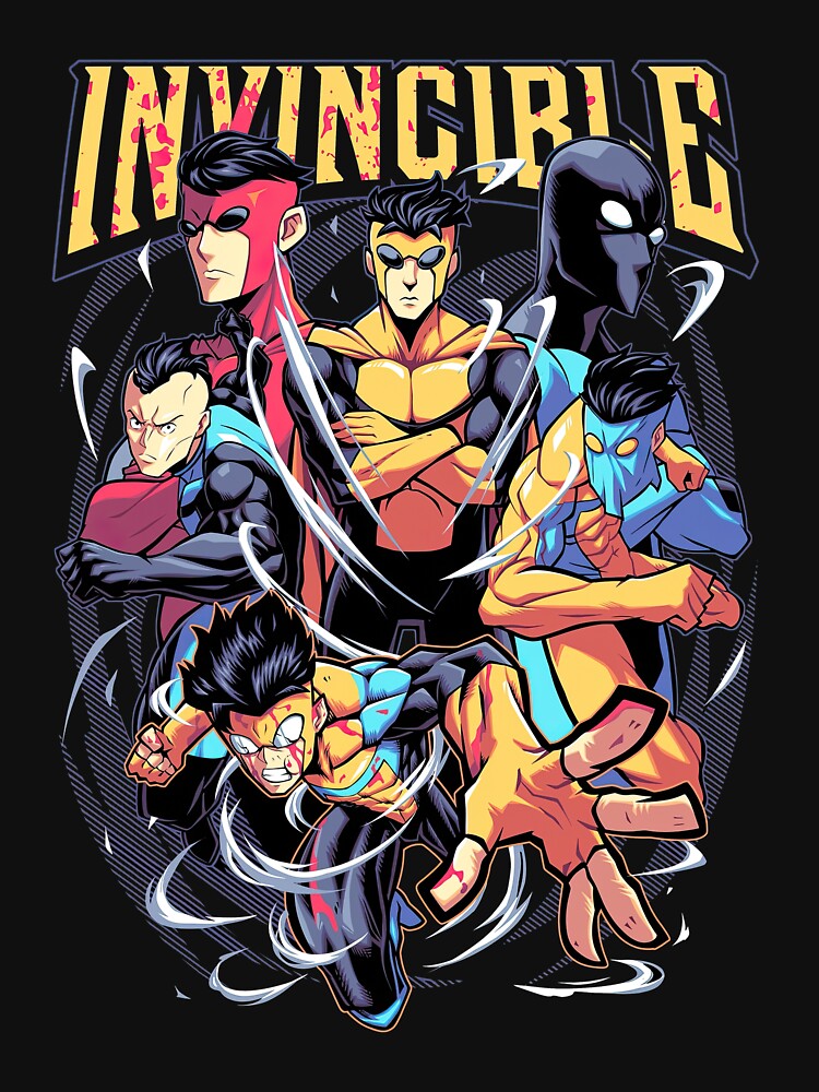 Thumbnail 7 of 7, Essential T-Shirt, Invincible Mark Superhero Comic Book designed and sold by kareydiwanpro.