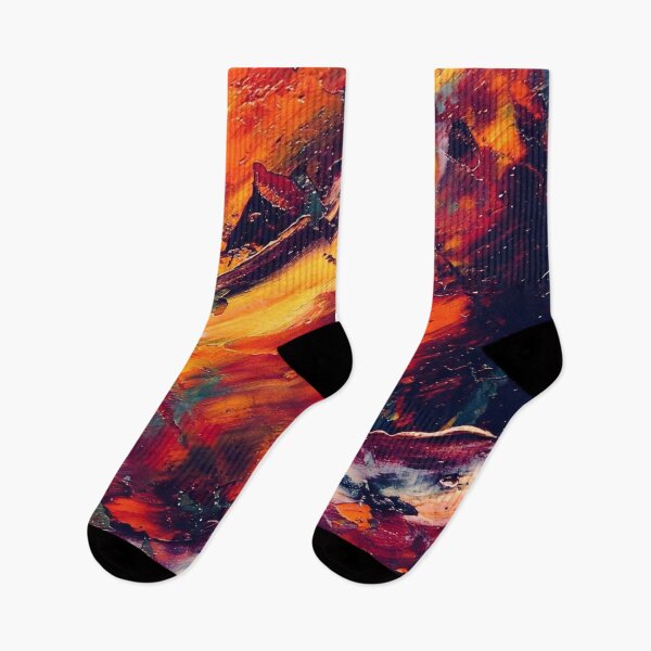 Item preview, Fiery Abstract Art designed and sold by Bowbubble.