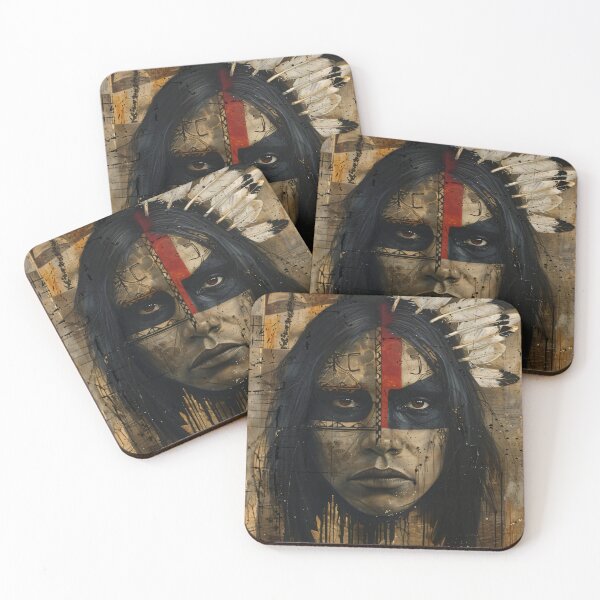 Item preview, Warrior’s Gaze designed and sold by Tribal Spirits Art T-Shirt Store.
