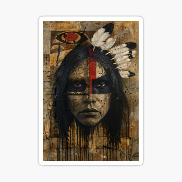 Item preview, Warrior’s Gaze designed and sold by TribalSpirits.