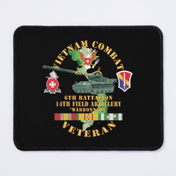 Item preview, 6th Bn, 14th Artillery Regiment - w 1st Field Force - M107 - 175mm Gun - Vietnam Vet w VN SVC designed and sold by Military Insignia Products.