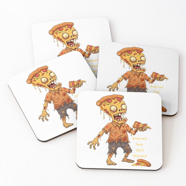 Item preview, Expired but Still Desired | Humorous Zombie Pizza Graphic designed and sold by Tw1nsAIArt.