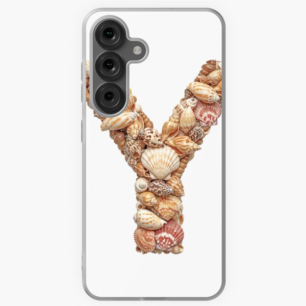 SHELLS LETTER Y Samsung Galaxy Soft Case
