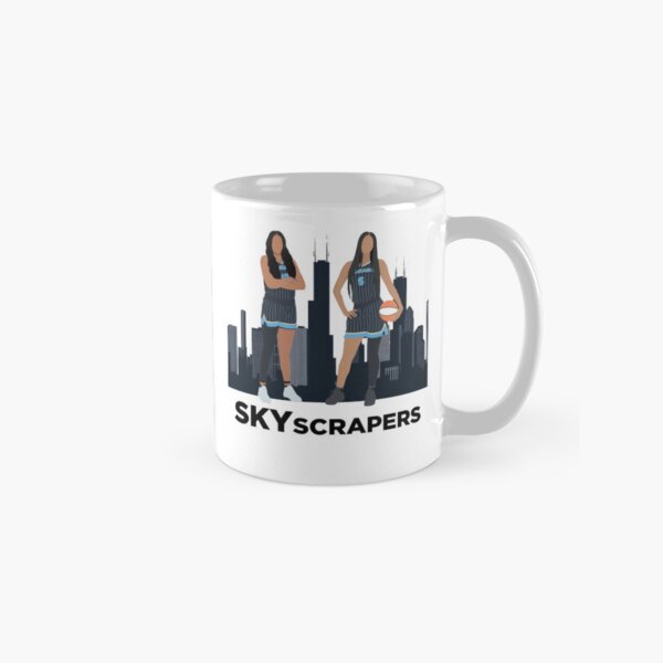 Item preview, Angel Reese and Kamilla Cardoso "SKYscrapers" Chicago Sky merch designed and sold by katyduffy.