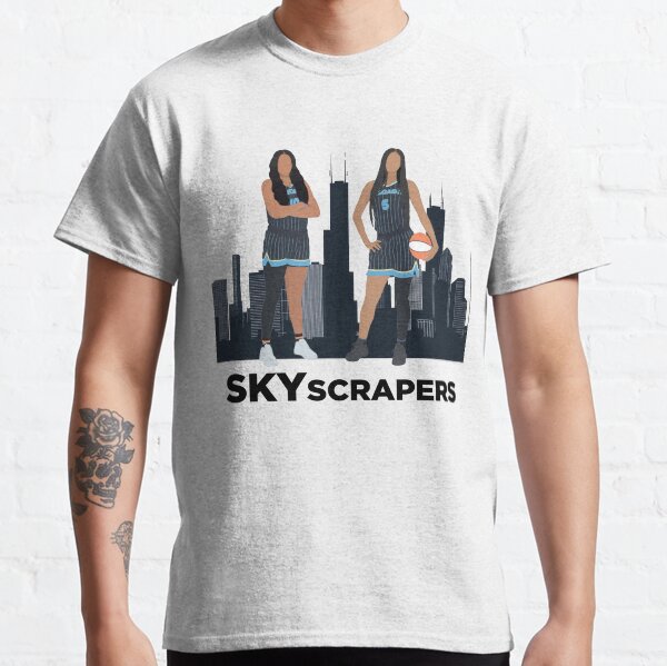 Item preview, Angel Reese and Kamilla Cardoso "SKYscrapers" Chicago Sky merch designed and sold by katyduffy.