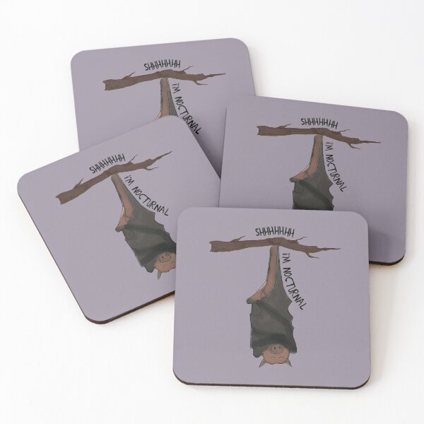 Item preview, Sleeping, Nocturnal Bat designed and sold by Amy Hadden.