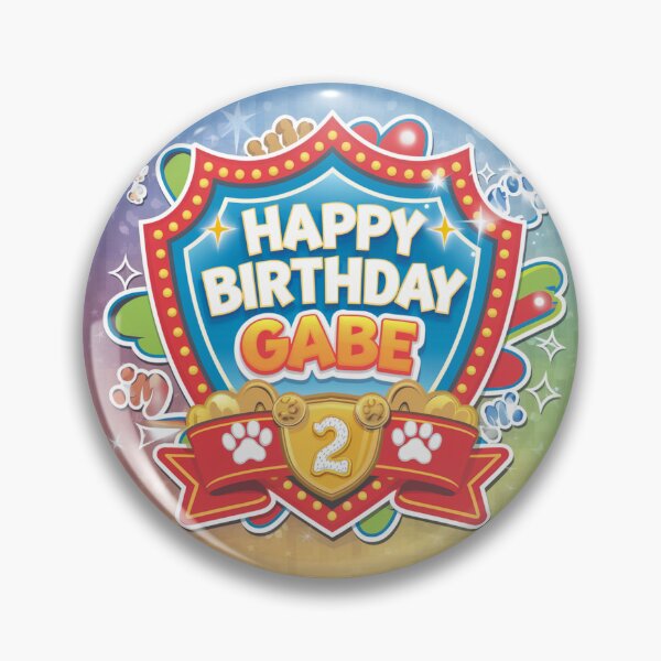 Item preview, Gabe's 2nd Birthday designed and sold by whatifsticks.