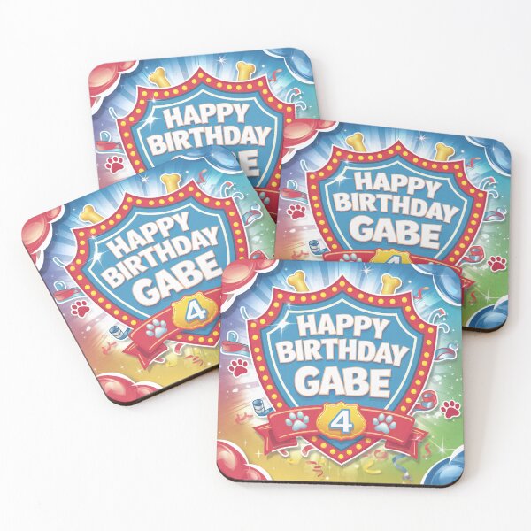 Item preview, Gabe's 4th Birthday designed and sold by whatifsticks.