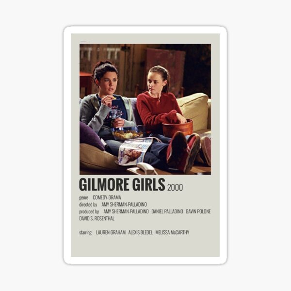 Item preview, Gilmore Girls Poster – Lorelai & Rory’s Cozy Movie Night designed and sold by HSisterhood.