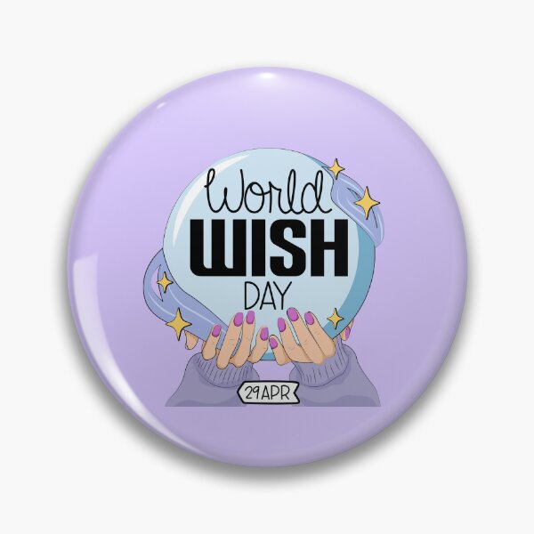 Item preview, 29 April World Wish Day - Wacky Holidays designed and sold by ChemicalXShop.