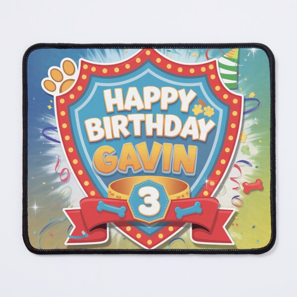 Item preview, Gavin's 3rd Birthday designed and sold by whatifsticks.