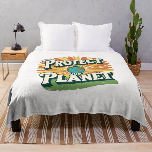 Item preview, Protect Our Planet Retro Eco Design designed and sold by ibobo4656.