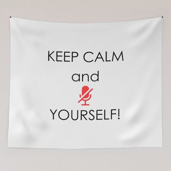 Item preview, Keep Calm and Mute Yourself Mug designed and sold by MagicContOasis.