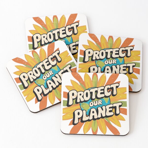 Item preview, Protect Our Planet Retro Eco Design designed and sold by ibobo4656.